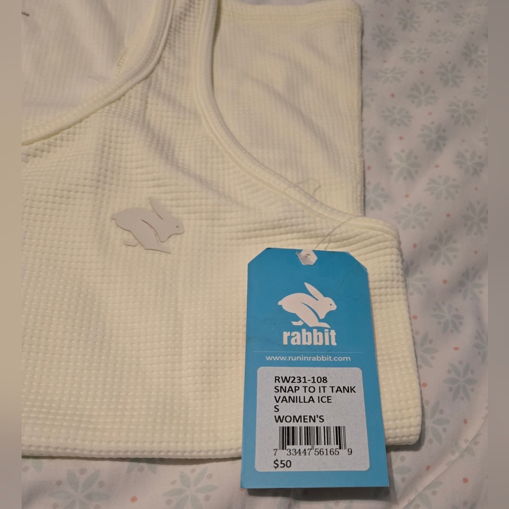 Women's rabbit waffle tank - Picture 4 of 5